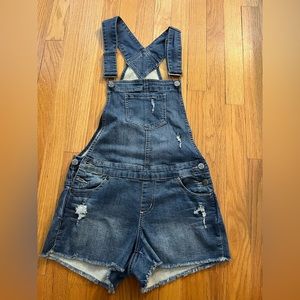 Denim overalls